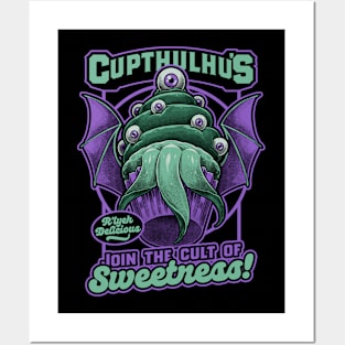 Cupcake Cthulhu - Funny Food Gift Posters and Art